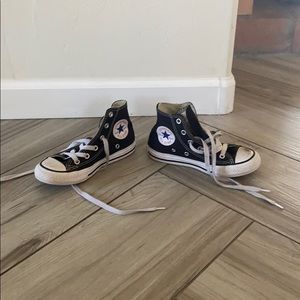 Kids converse high top black size 12